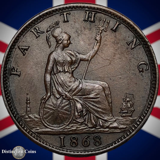 Great Britain 1868 Farthing 1/4d GB3634