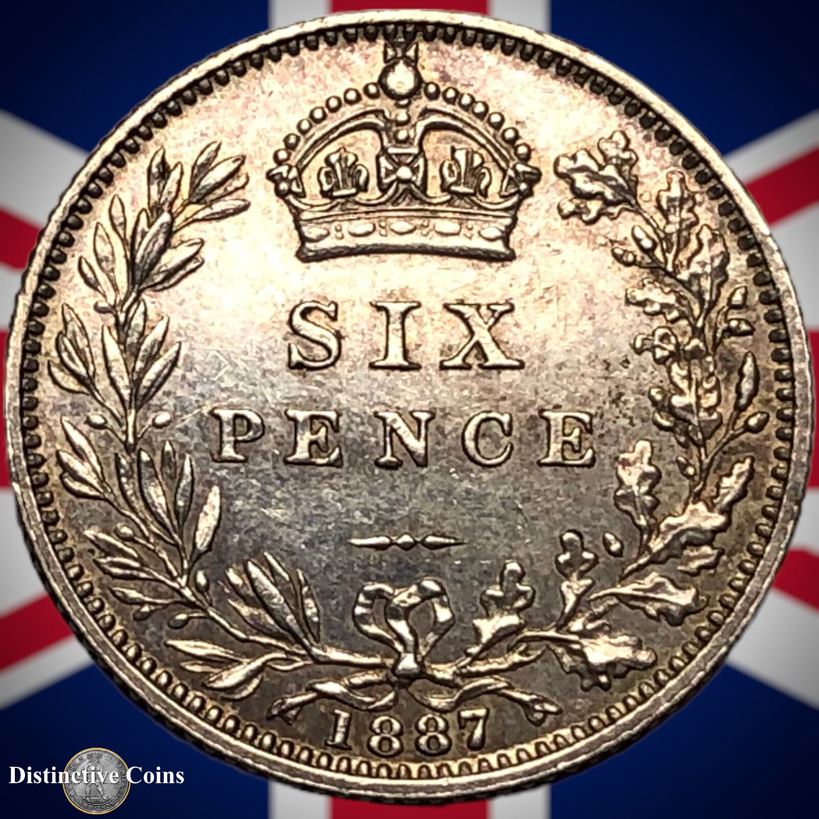 Great Britain 1887 Six Pence GB2685
