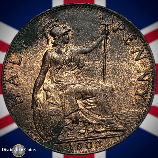 Great Britain 1902 Half Penny 1/2d GB5779