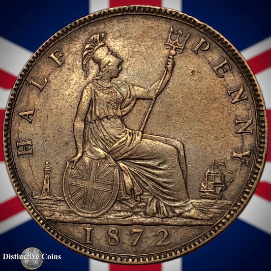 Great Britain 1872 Half Penny 1/2d GB5500