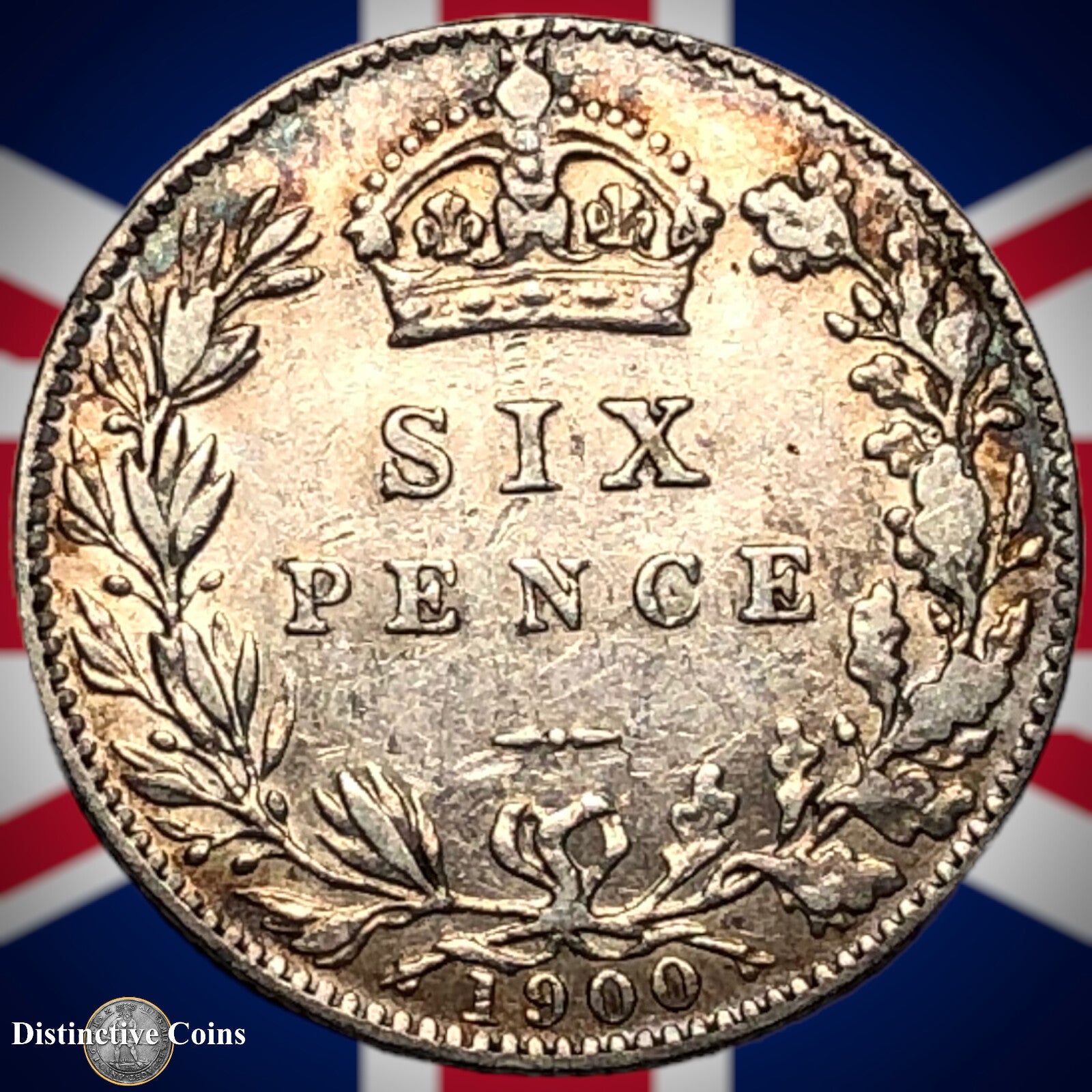 Great Britain 1900 Six Pence GB1478