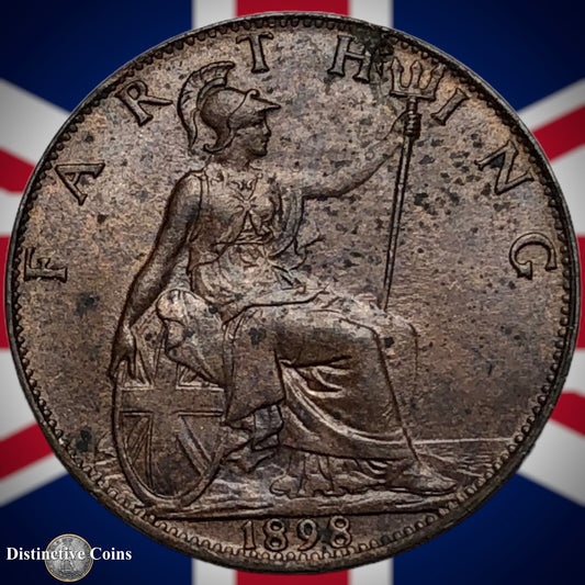 Great Britain 1898 Farthing 1/4d GB4458
