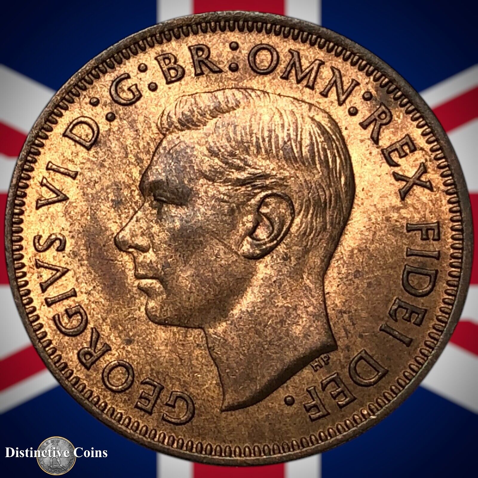 Great Britain 1952 Half Penny 1/2d GB6091