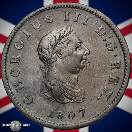 Great Britain 1807 Half Penny 1/2d GB5182