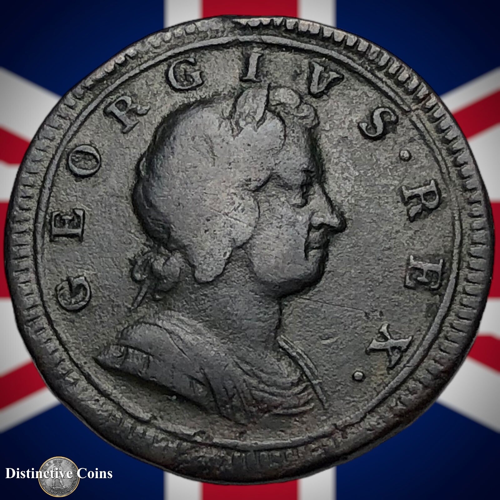 Great Britain 1723 Half Penny 1/2d GB5028