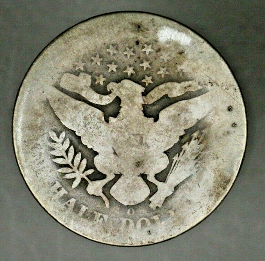 US Barber Half  1895 O lower grade with scratches   A2558