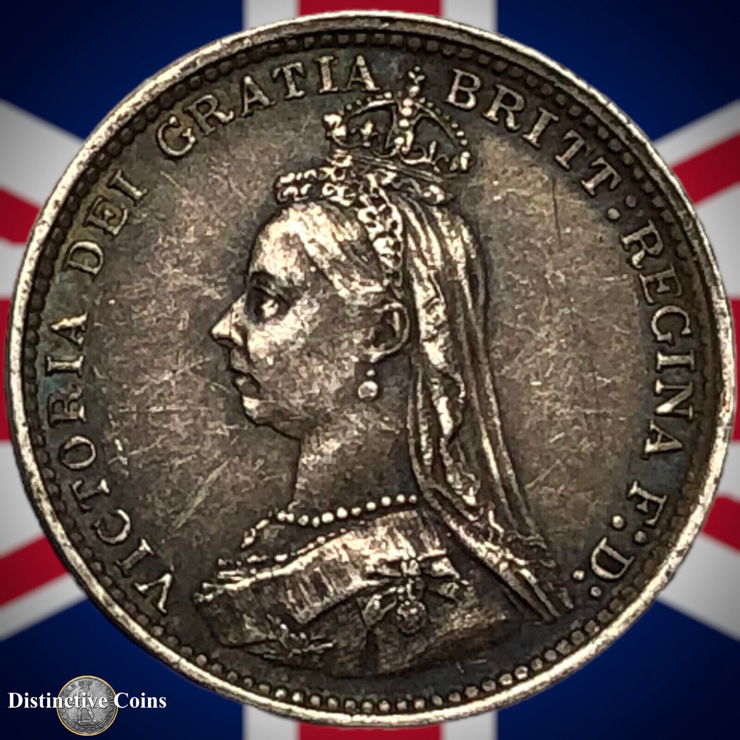 Great Britain 1887 Three Pence GB1969