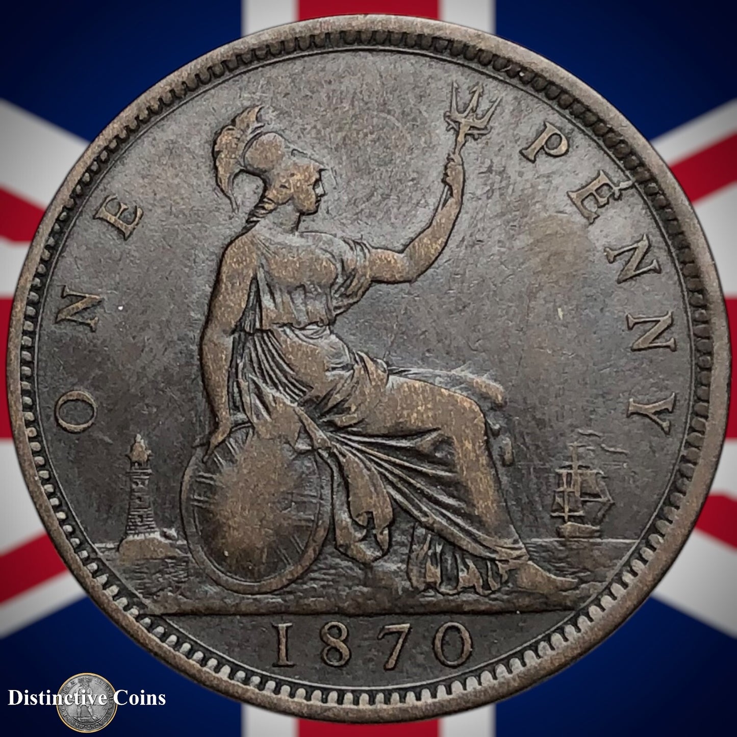 Great Britain 1870 Penny 1d GB6318