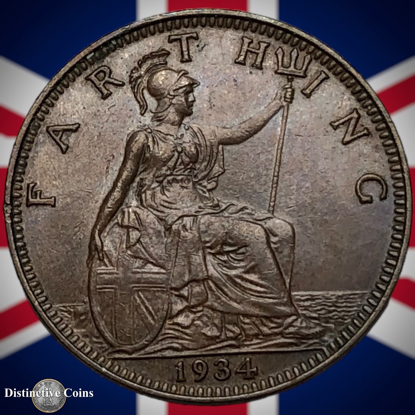 Great Britain 1934 Farthing 1/4d GB4945