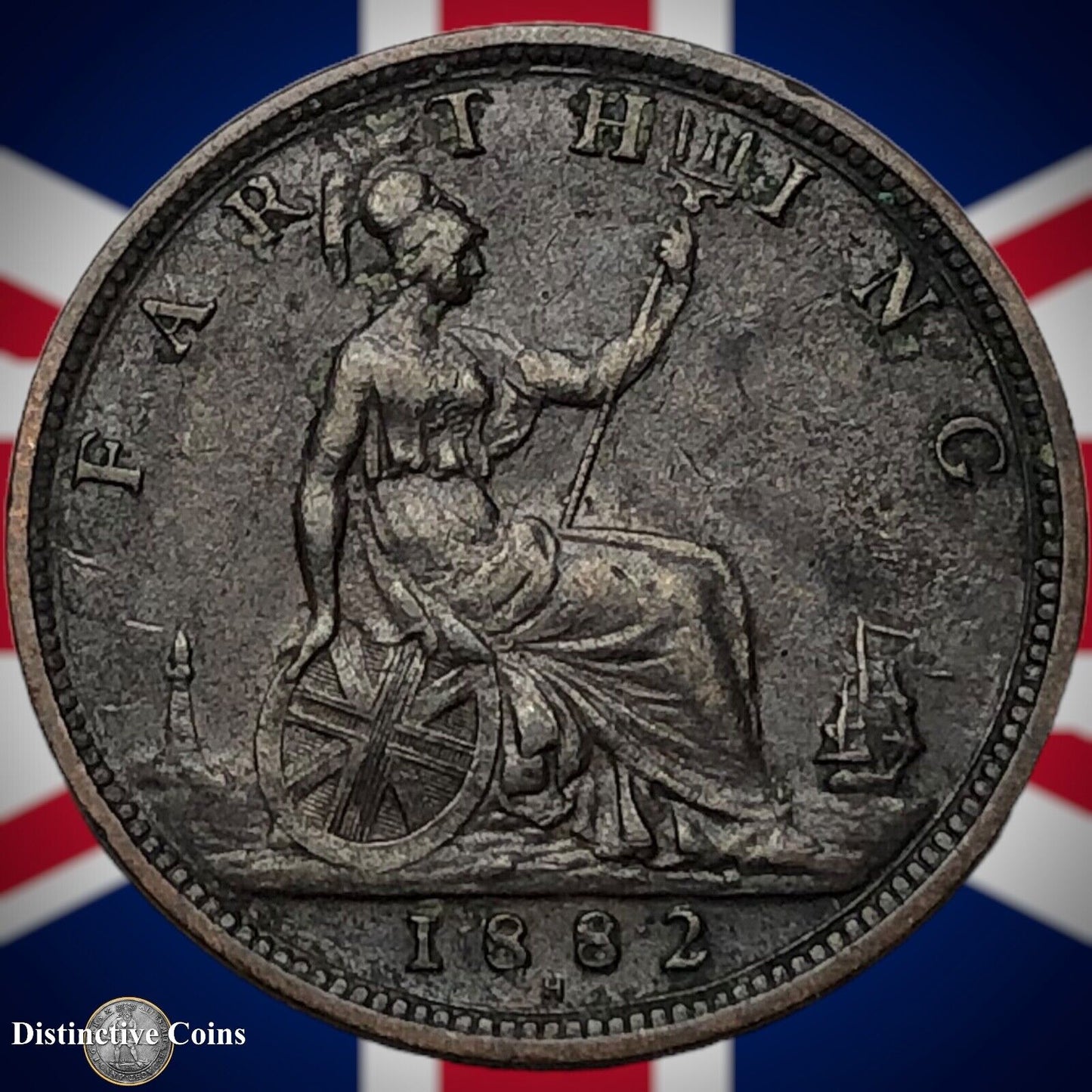 Great Britain 1882 H Farthing 1/4d GB4026