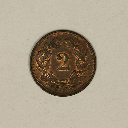 Switzerland 1912 2 Rappen