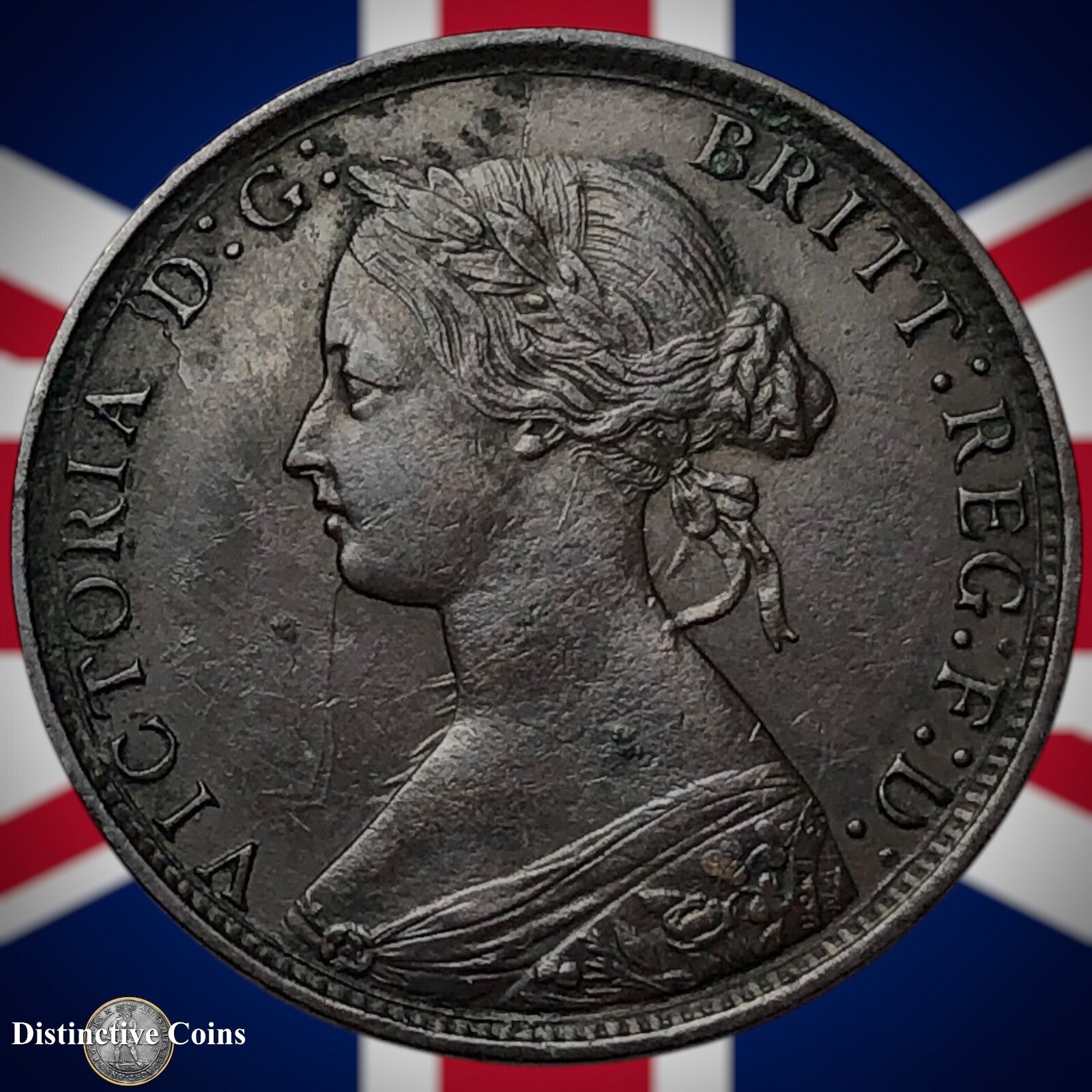 Great Britain 1866 Half Penny 1/2d GB5484