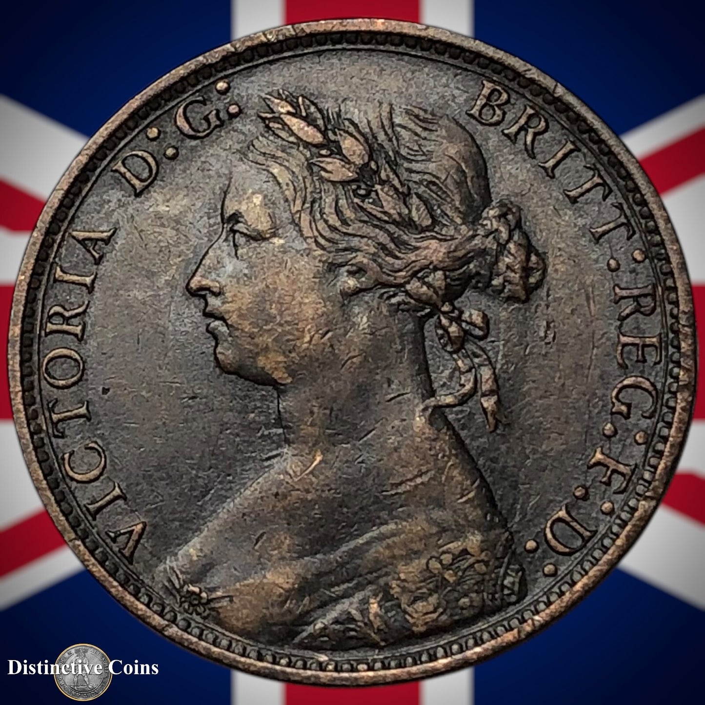 Great Britain 1876 H Half Penny 1/2d GB5527