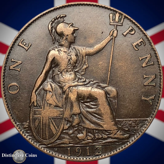 Great Britain 1912 H Penny 1d GB6785