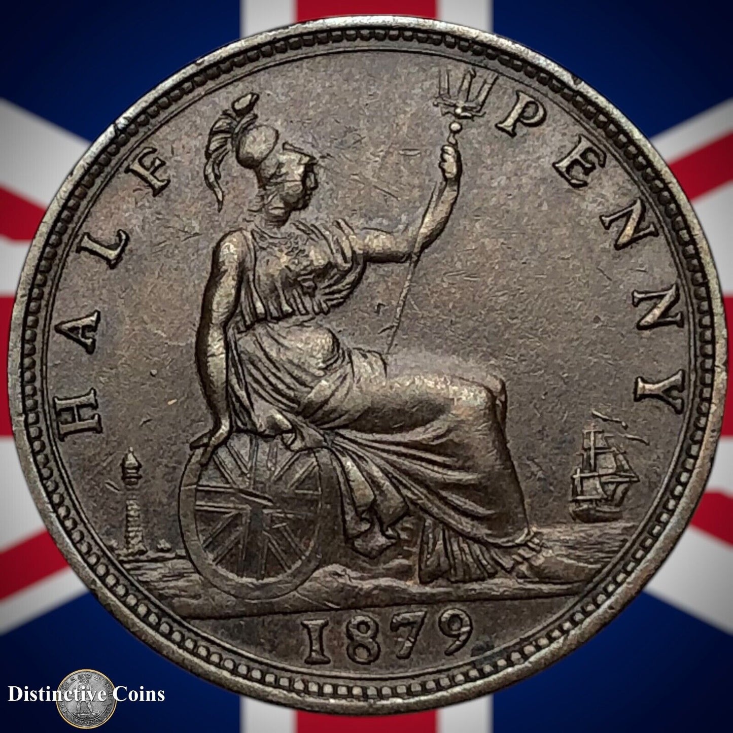 Great Britain 1879 Half Penny 1/2d GB5543
