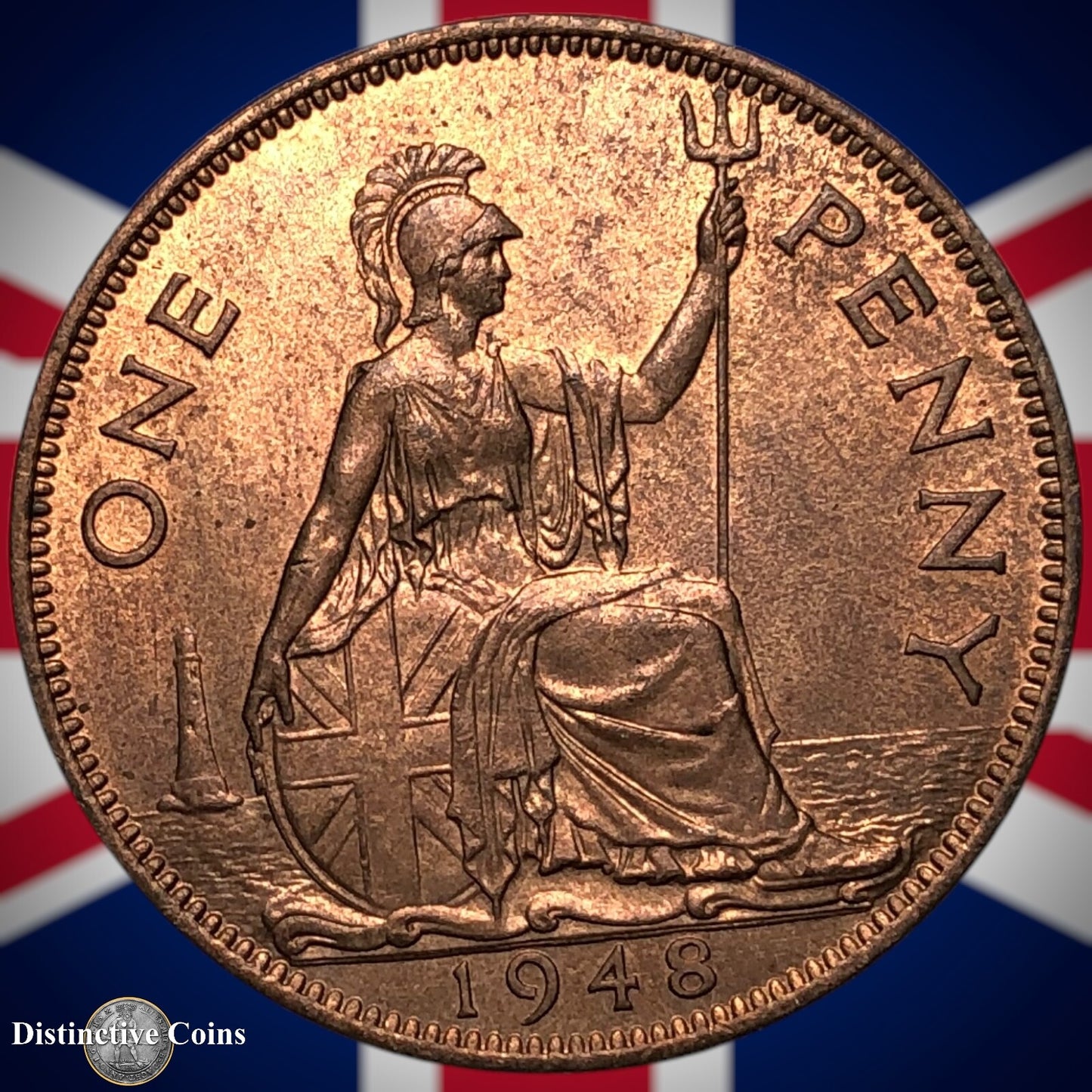 Great Britain 1948 Penny 1d GB7290