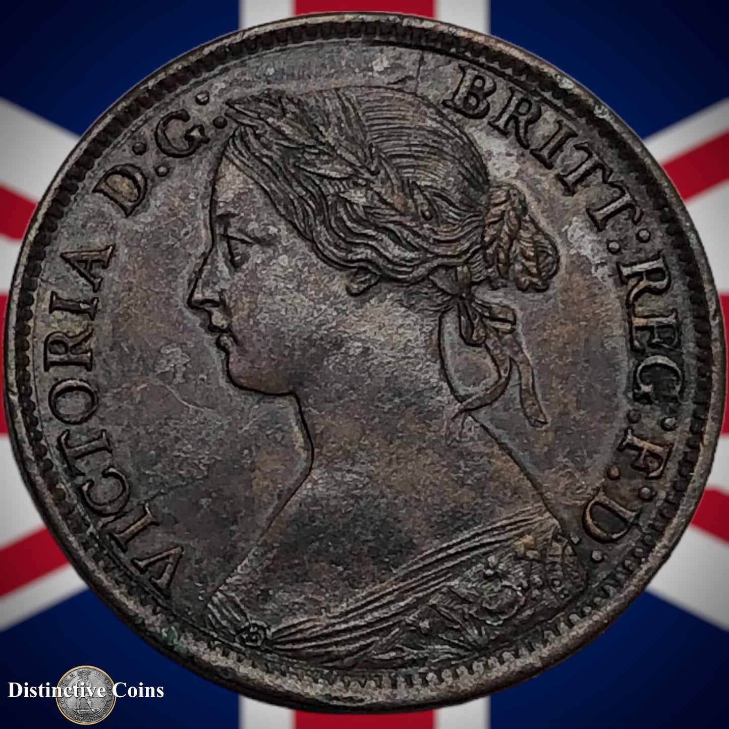 Great Britain 1862 Farthing 1/4d GB3499