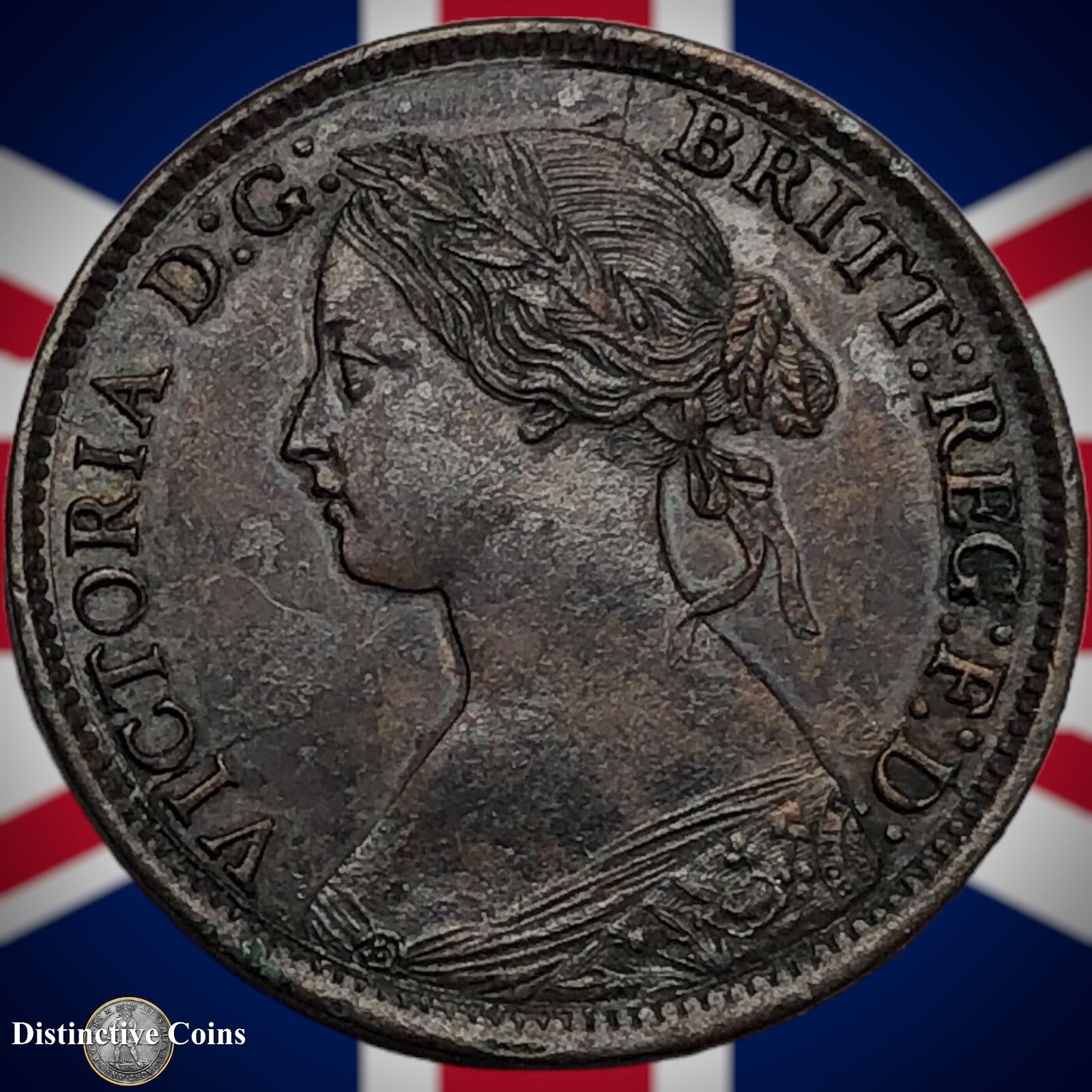 Great Britain 1862 Farthing 1/4d GB3499