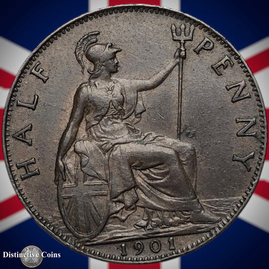 Great Britain 1901 Half Penny 1/2d GB5759