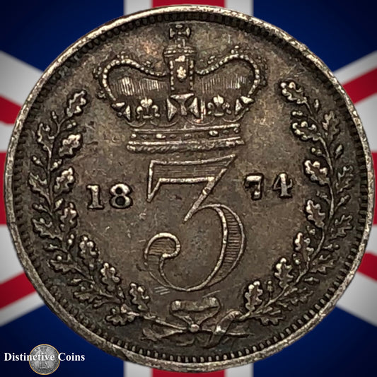 Great Britain 1874 Three Pence GB1867