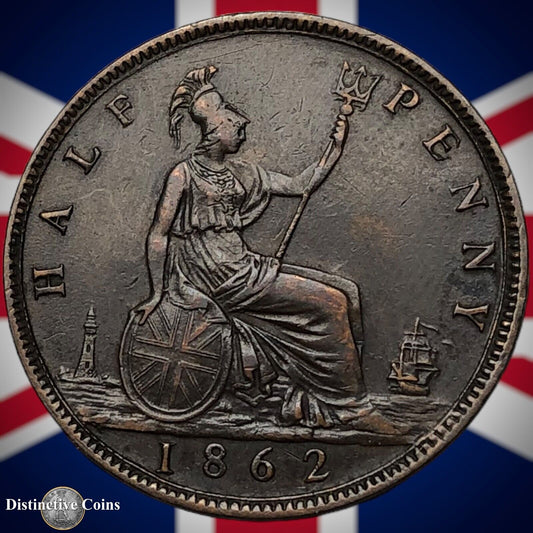 Great Britain 1862 Half Penny 1/2d GB5420