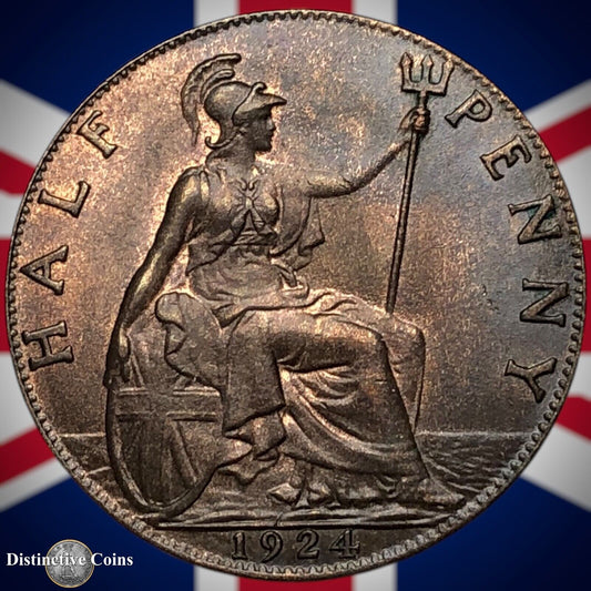 Great Britain 1924 Half Penny 1/2d GB5911