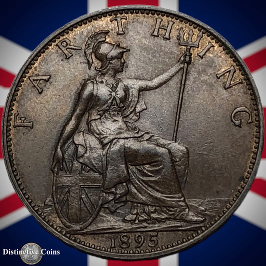Great Britain 1895 Farthing 1/4d GB4420