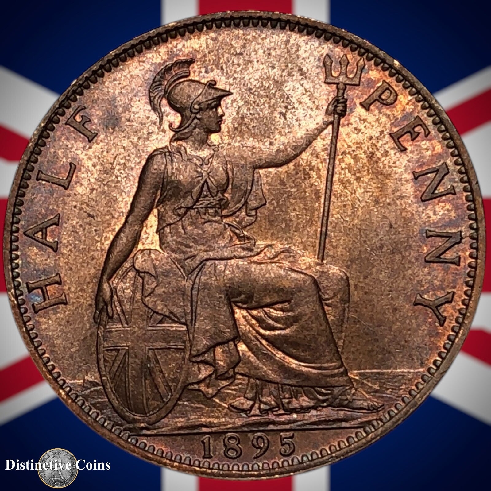 Great Britain 1895 Half Penny 1/2d GB5722