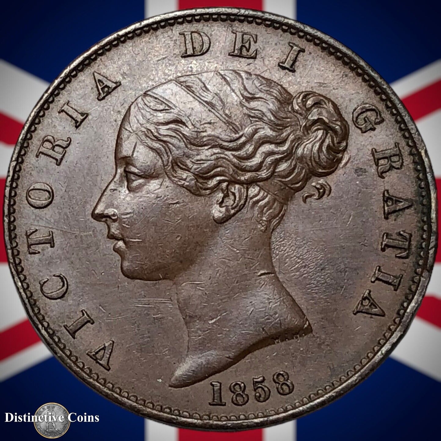 Great Britain 1858/6 Half Penny 1/2d GB5329