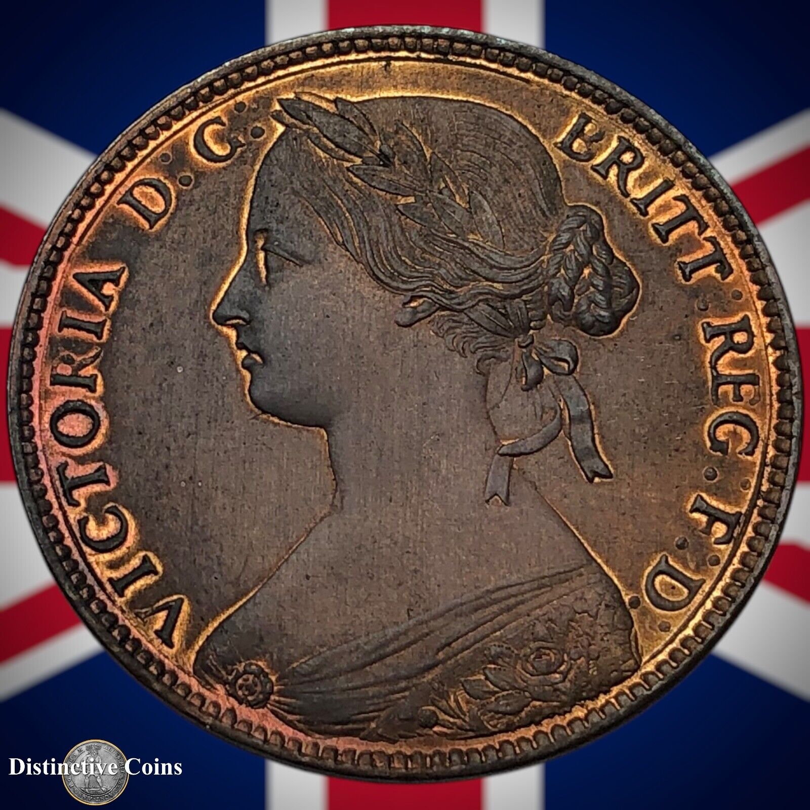 Great Britain 1860 Penny 1d GB6161