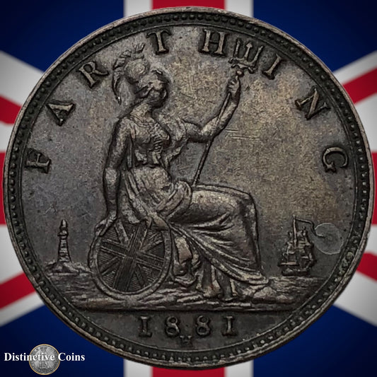 Great Britain 1881 H Farthing 1/4d GB3957