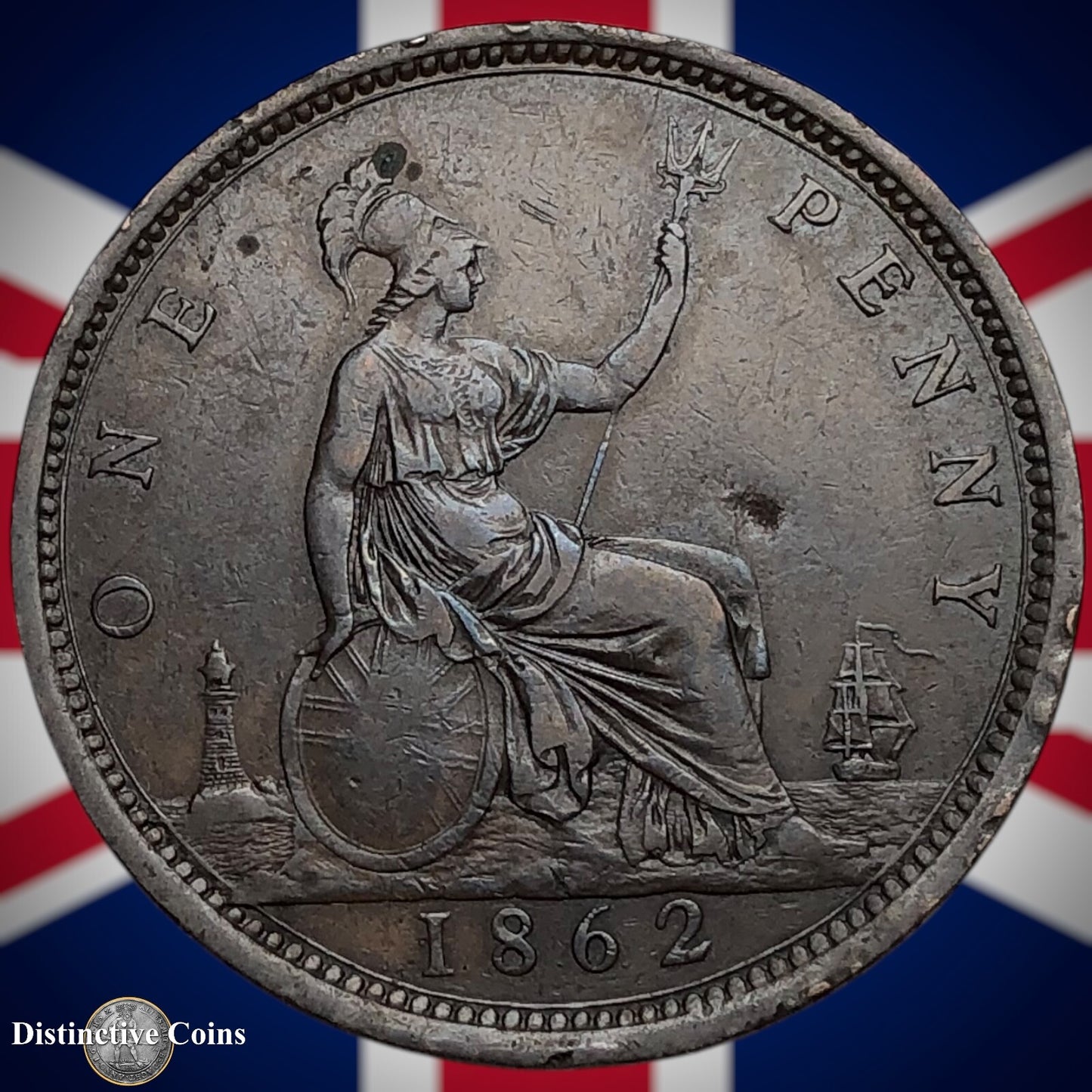 Great Britain 1862 Penny 1d GB6217