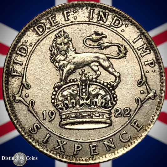 Great Britain 1922 Six Pence GB1652