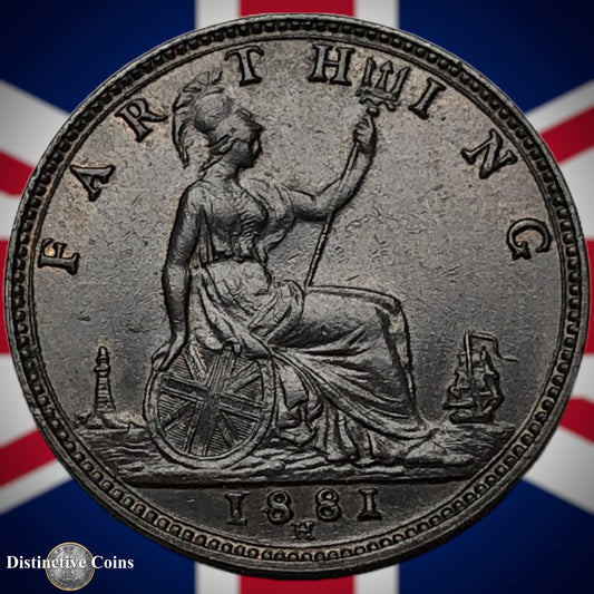 Great Britain 1881 H Farthing 1/4d GB3983