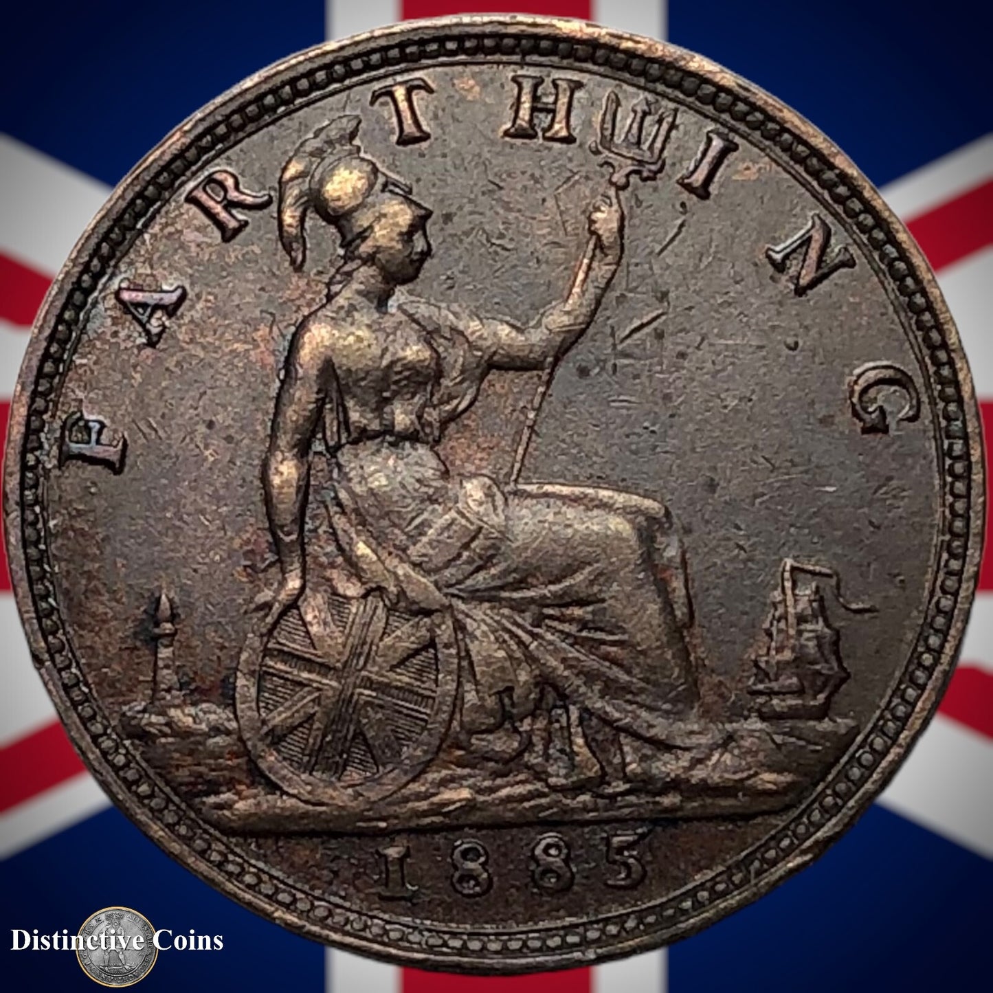 Great Britain 1885 Farthing 1/4d GB4142