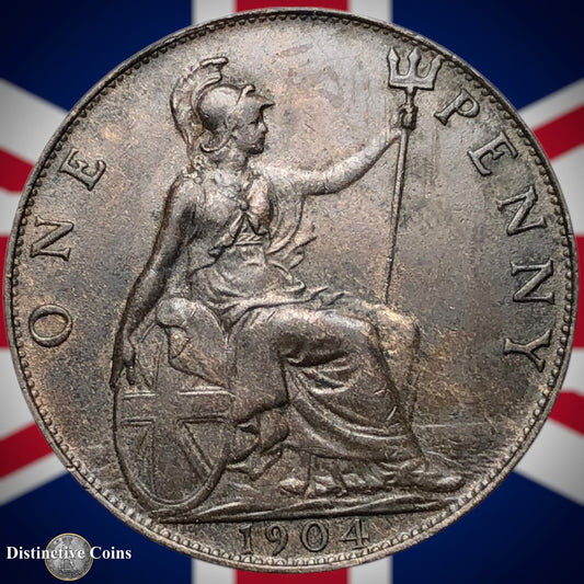 Great Britain 1904 Penny 1d GB6668