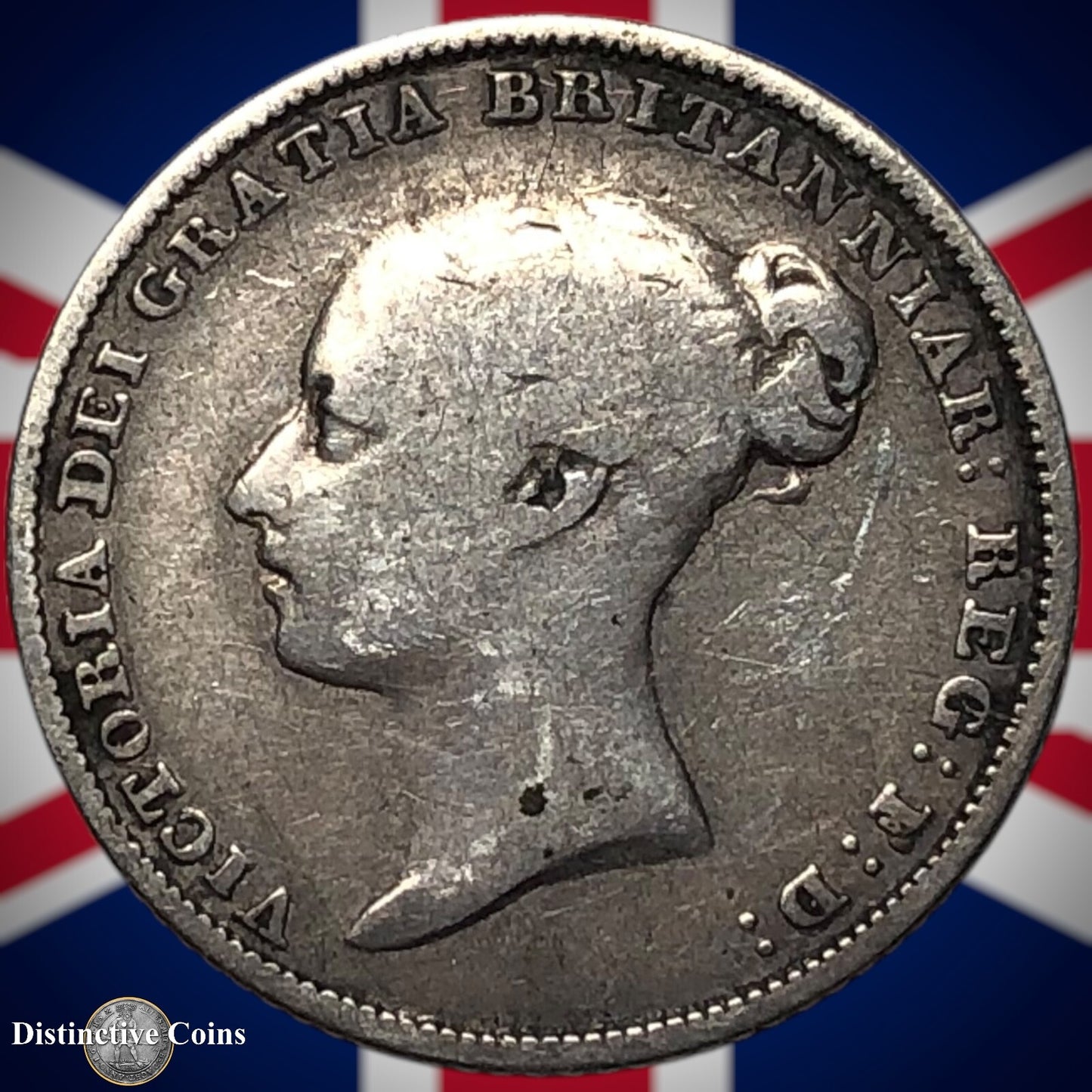 Great Britain 1855 Six Pence 6d GB7385