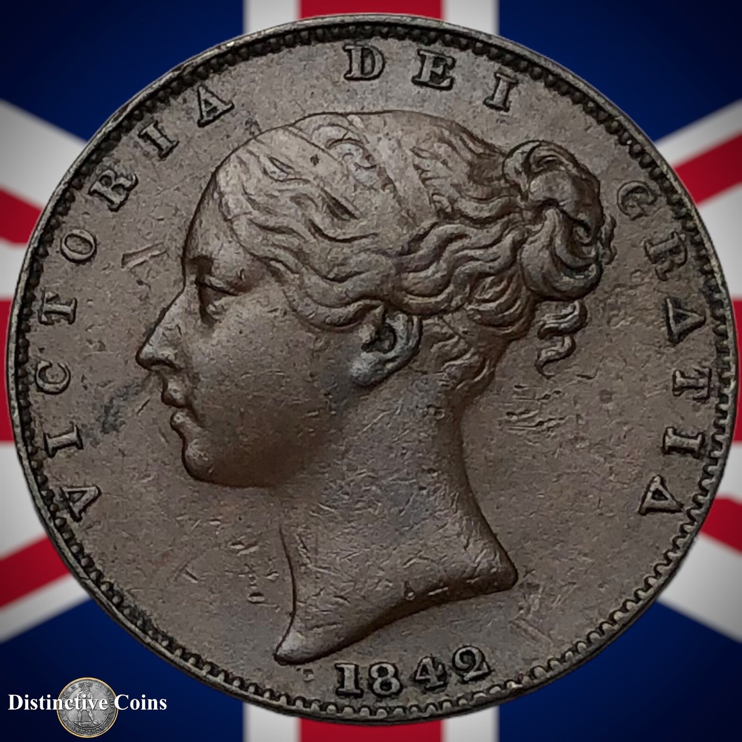 Great Britain 1842 Farthing 1/4d GB3411