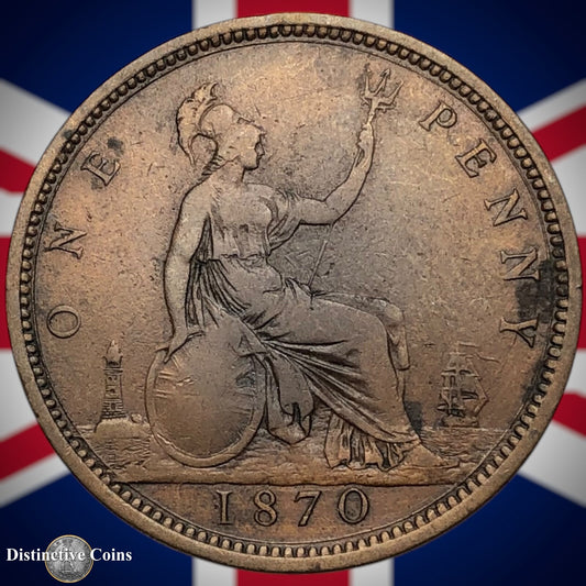 Great Britain 1870 Penny 1d GB6304