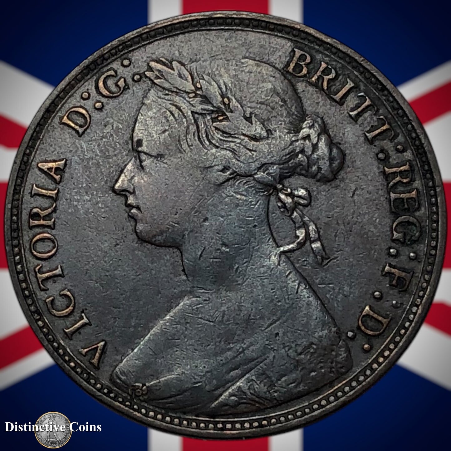 Great Britain 1877 Half Penny 1/2d GB5538