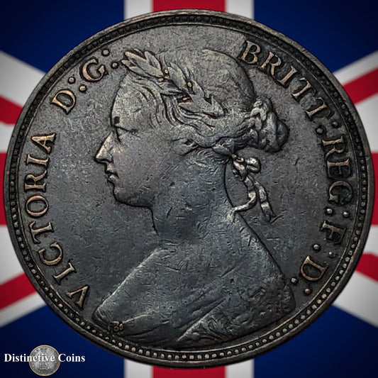 Great Britain 1877 Half Penny 1/2d GB5538