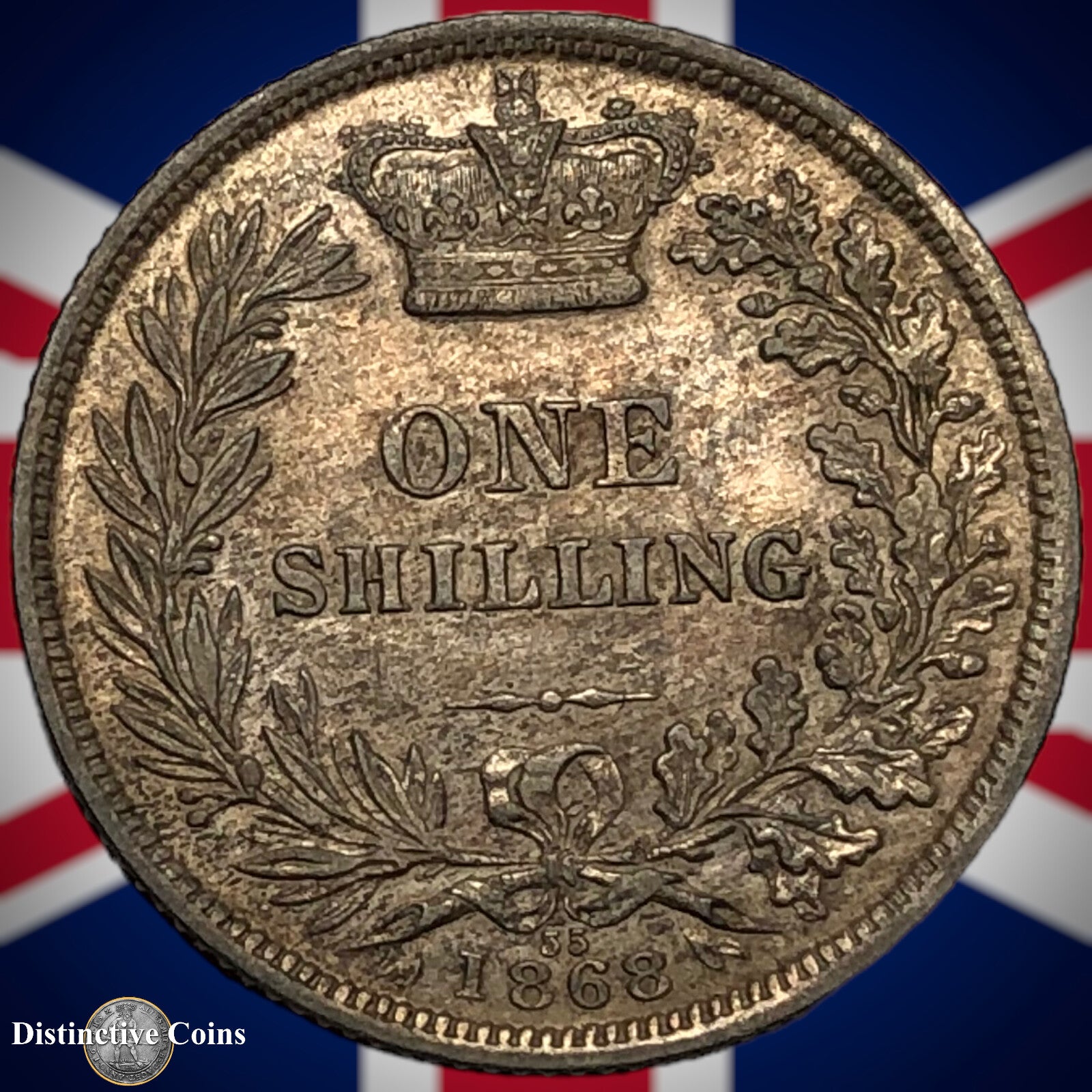 Great Britain 1868 British One Shilling GB0304