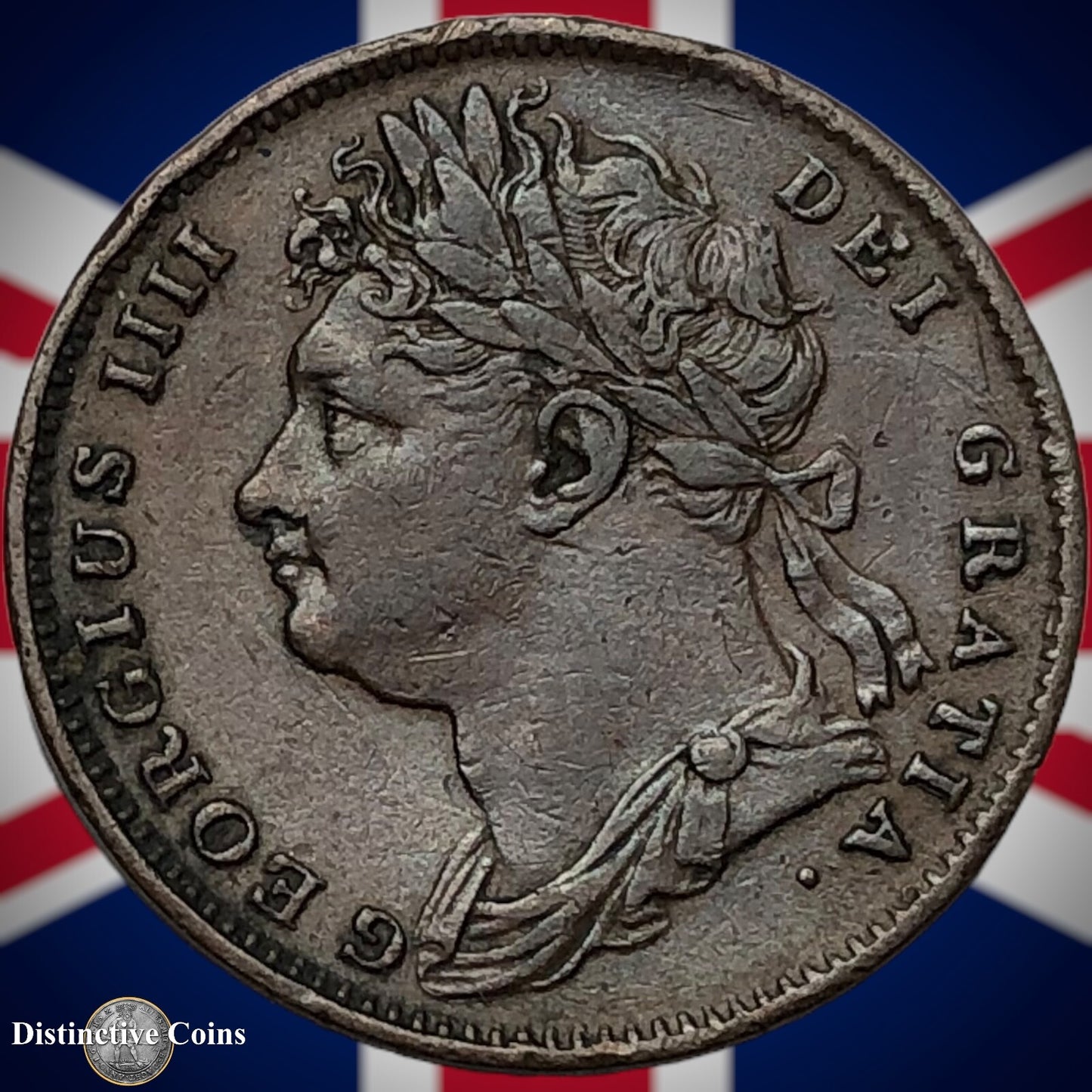 Great Britain 1823 Farthing 1/4d GB3269