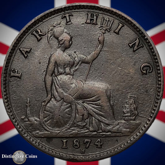 Great Britain 1874 Farthing 1/4d GB3713