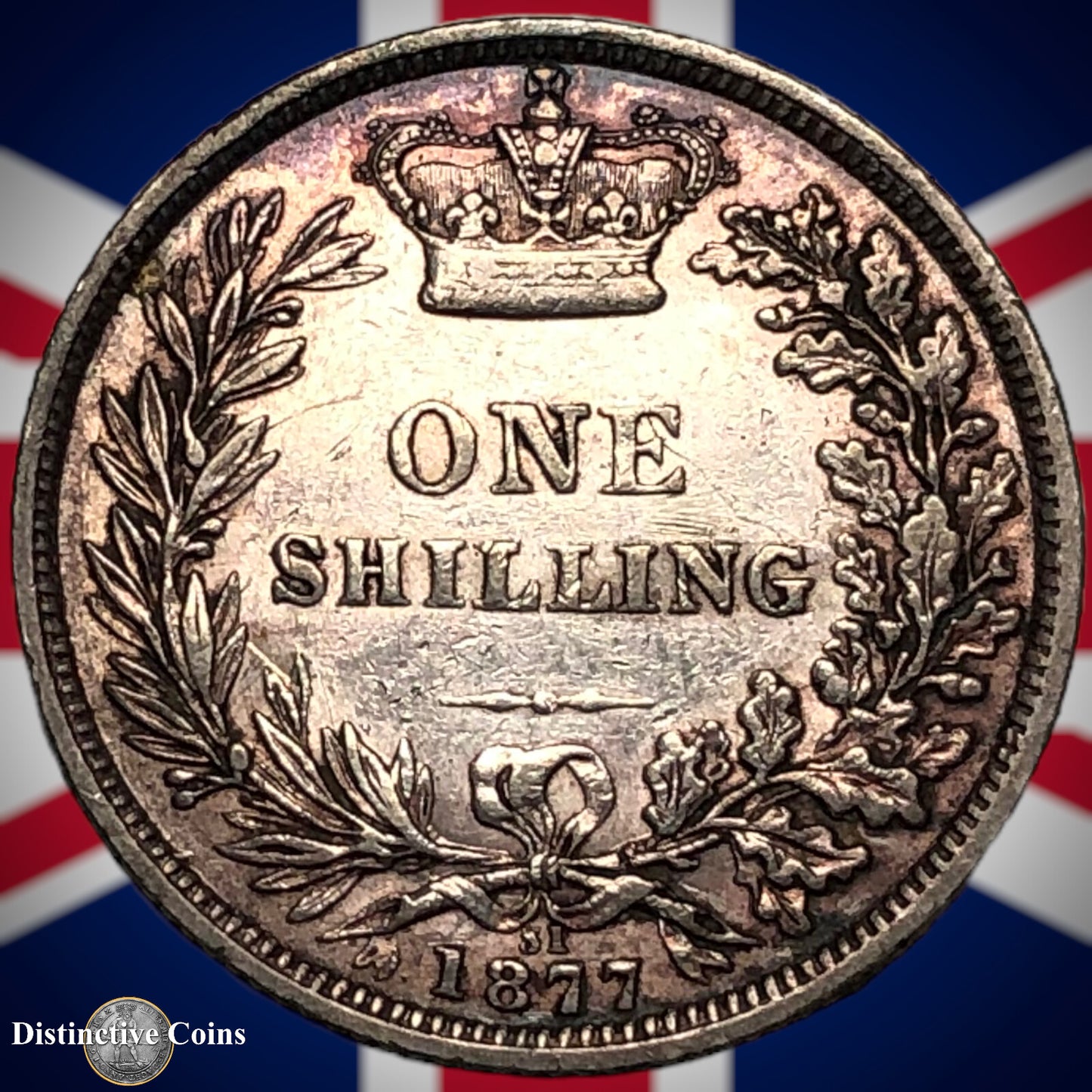 Great Britain 1877 British One Shilling GB0376