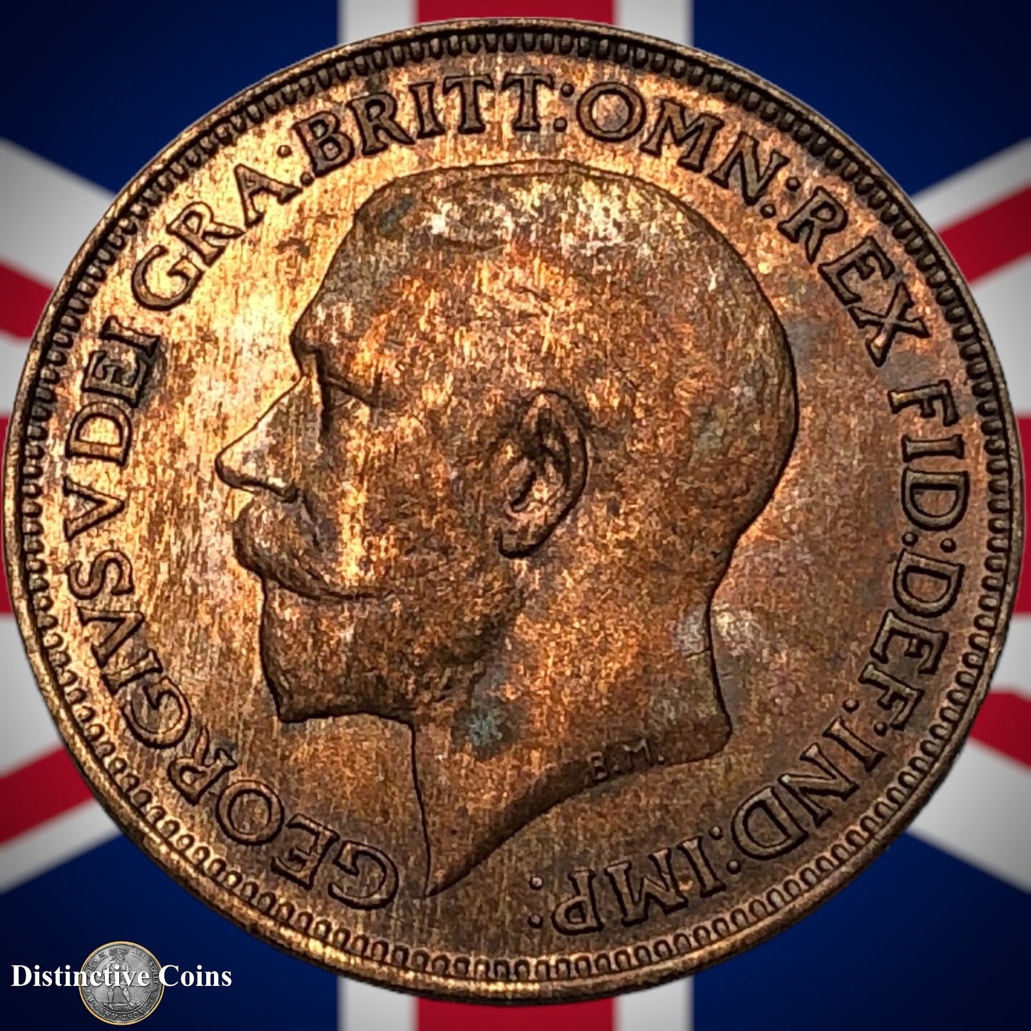 Great Britain 1922 Farthing 1/4d GB4767