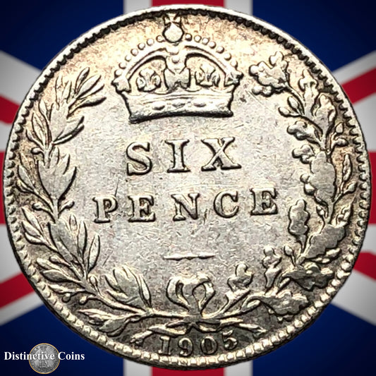 Great Britain 1905 Six Pence GB1519