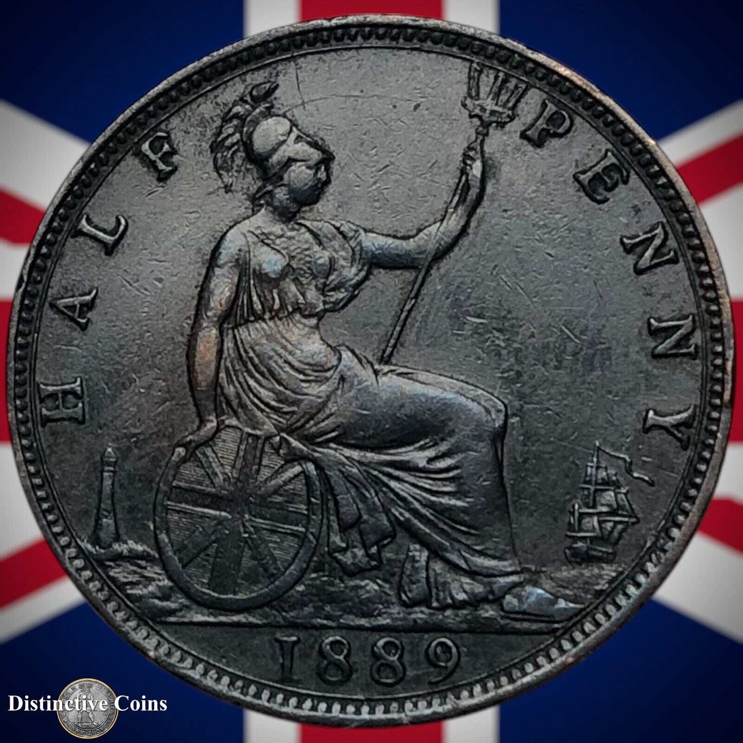 Great Britain 1889 Half Penny 1/2d GB5645