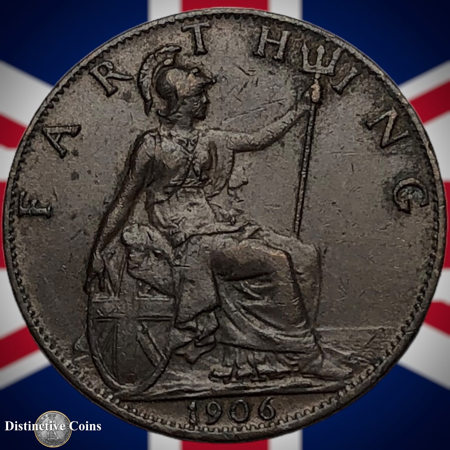 Great Britain 1906 Farthing 1/4d GB4586