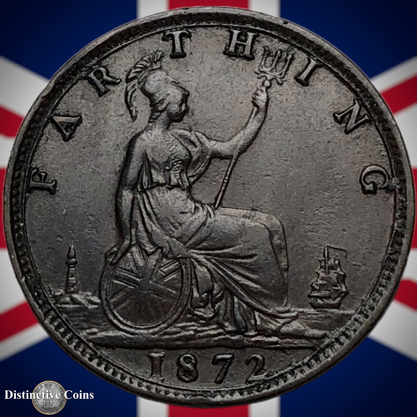 Great Britain 1872 Farthing 1/4d GB3666